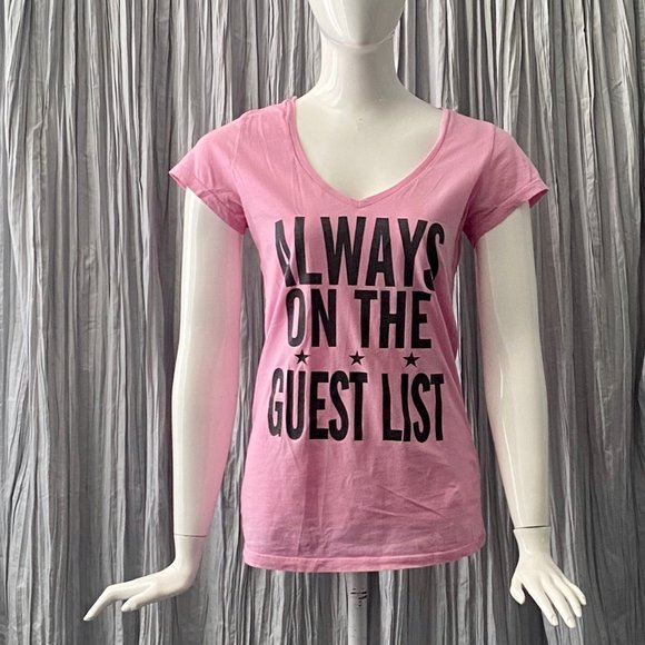 Dirtee Hollywood - Always on the Guest List Tee - Picture 1 of 5
